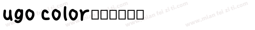 ugo color字体转换